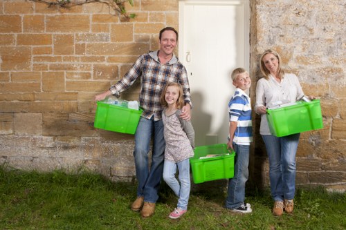 Residents utilizing waste recycling services in Southgate